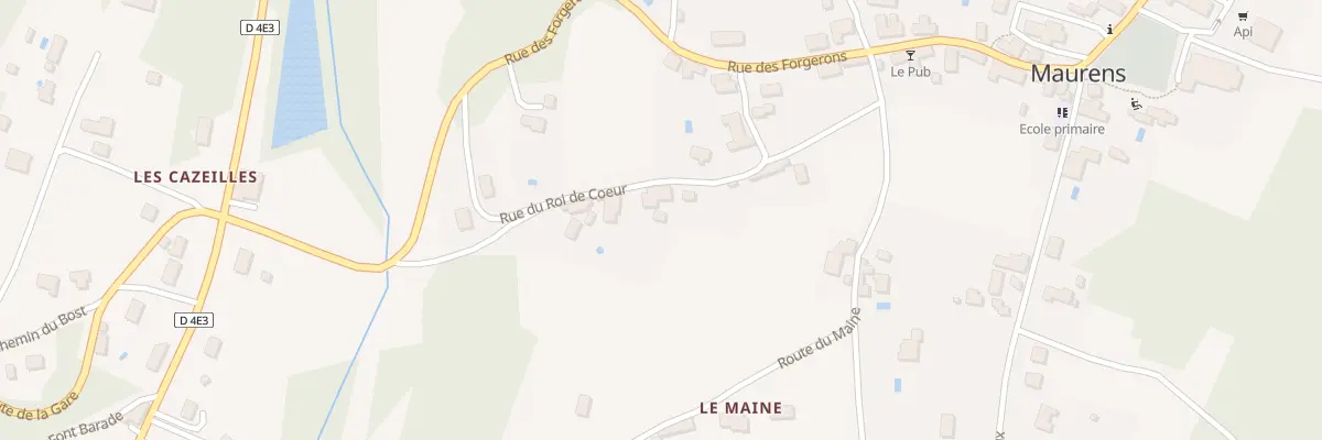 Plan du 157 Rue du Roi de Coeur à Eyraud-Crempse-Maurens