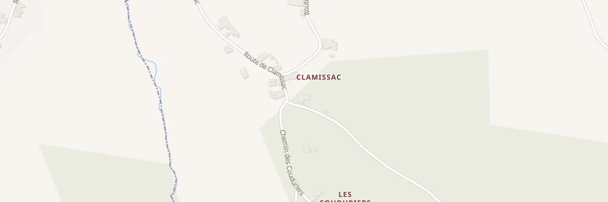 Plan du 9 Rte de Clamissac à Vallereuil