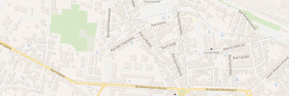 Plan du 52 Rue de la Boétie à Bergerac
