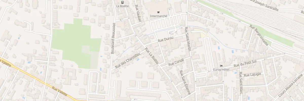 Plan du 57 Rue de la Boétie à Bergerac
