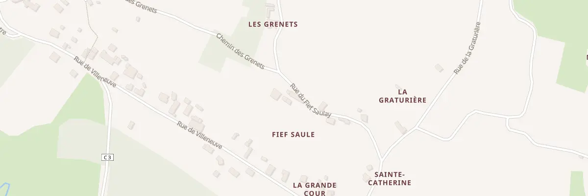 Plan du 9 Rue du Fief Saulay à Dissay-sous-Courcillon