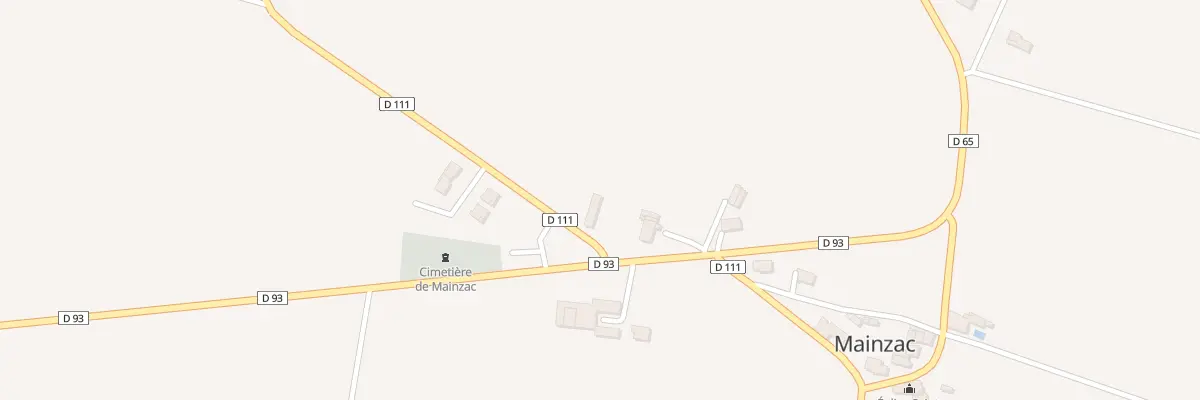 Plan du 1 Rte de Marthon à Mainzac