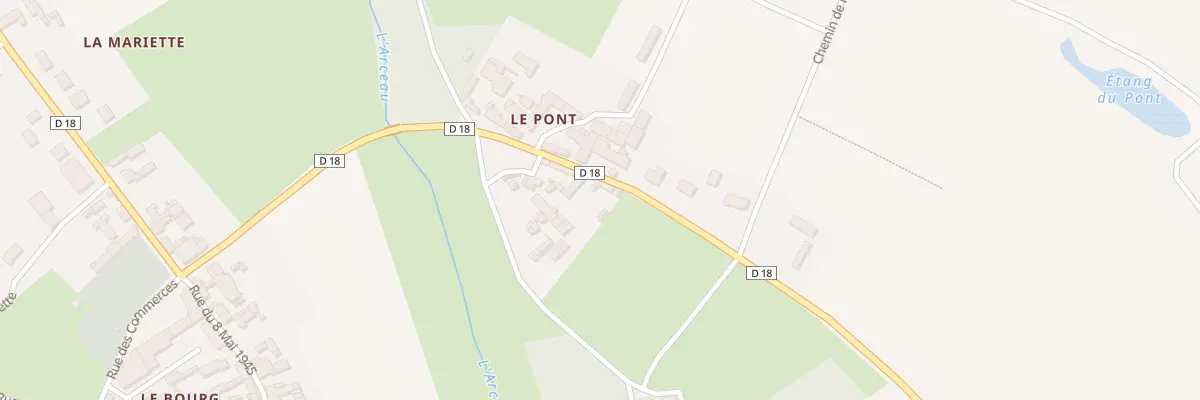 Plan du 8 Rte du Pont à Parçay-sur-Vienne