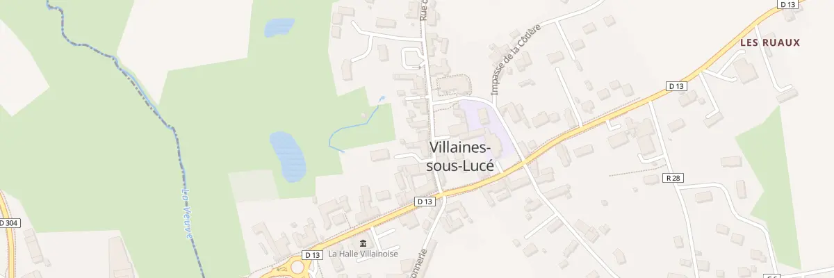 Plan du 7 Rue de Cassiere à Villaines-sous-Lucé