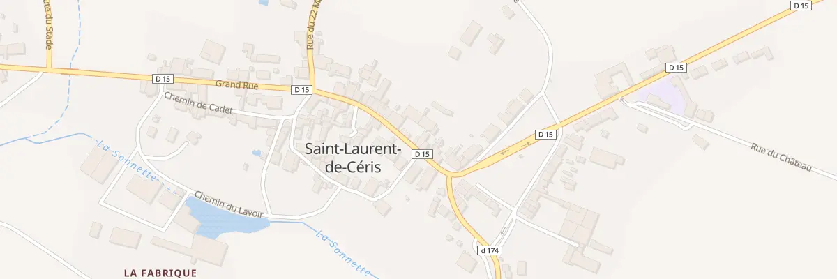 Plan du 12 Grand Rue à Saint-Laurent-de-Céris