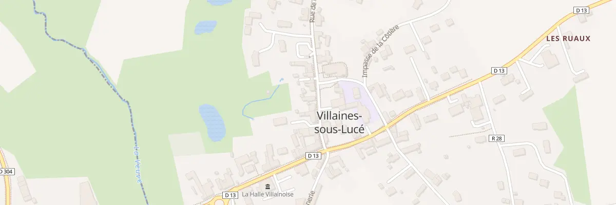 Plan du 9 Rue de Cassiere à Villaines-sous-Lucé