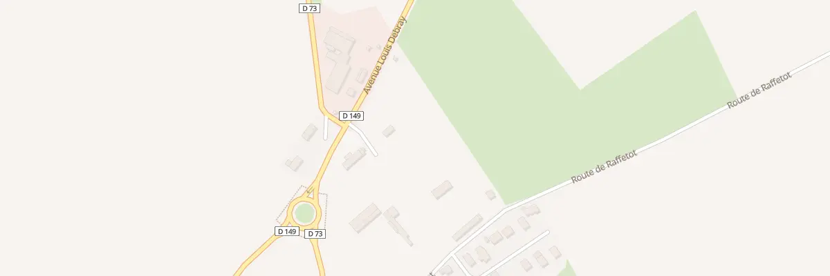 Plan du 1 Rte de Raffetot à Bolbec