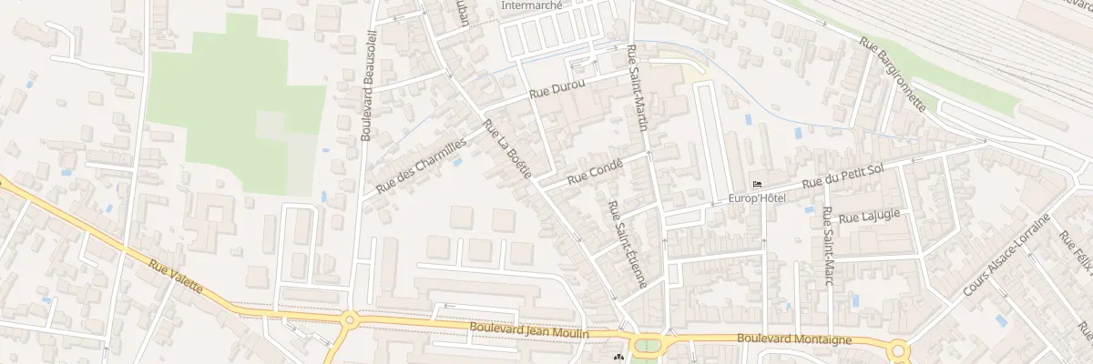 Plan du 39 Rue de la Boétie à Bergerac