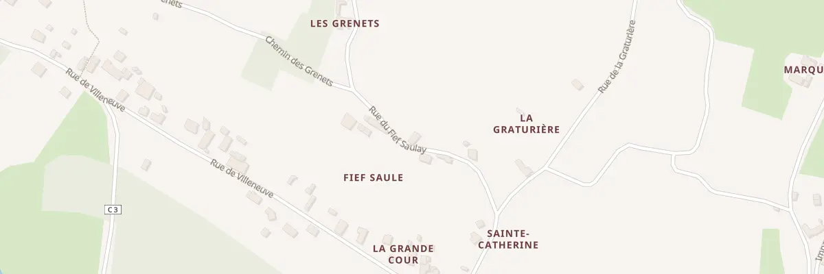 Plan du 4 Rue du Fief Saulay à Dissay-sous-Courcillon