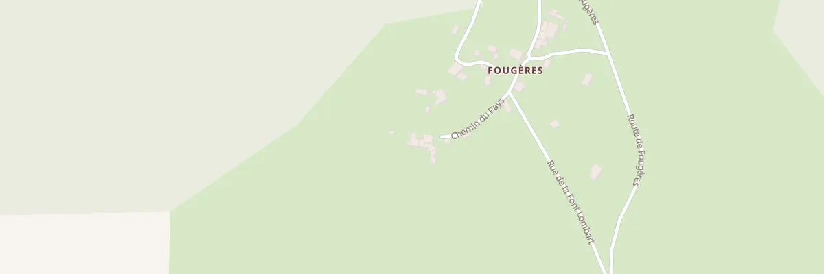 Plan du 88 Fougeres à Mareuil en Périgord