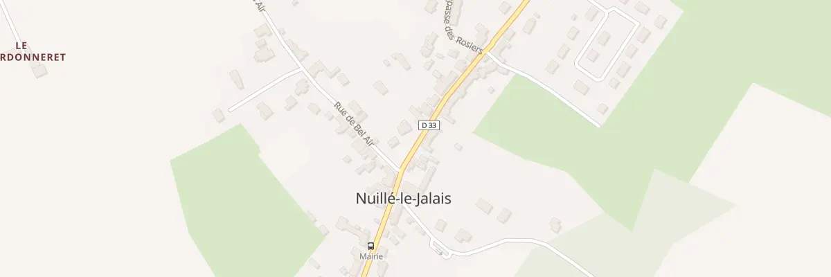 Plan du 1 Rue du Sablon à Nuillé-le-Jalais