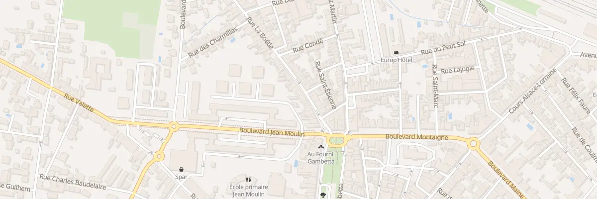 Plan du 22 Rue de la Boétie à Bergerac