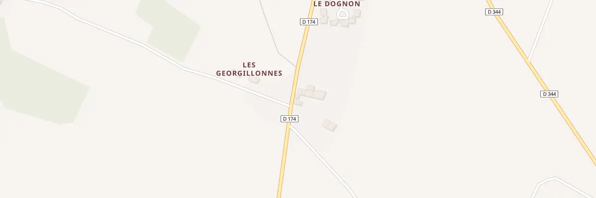 Plan du 4 Le Dognon à Saint-Laurent-de-Céris