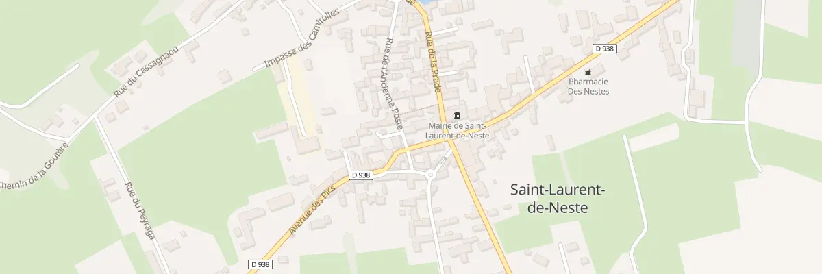 Plan du 4 Av des Pics à Saint-Laurent-de-Neste