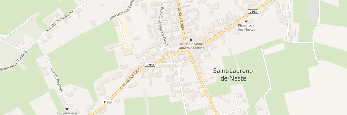 Plan du 7 La Ville à Saint-Laurent-de-Neste