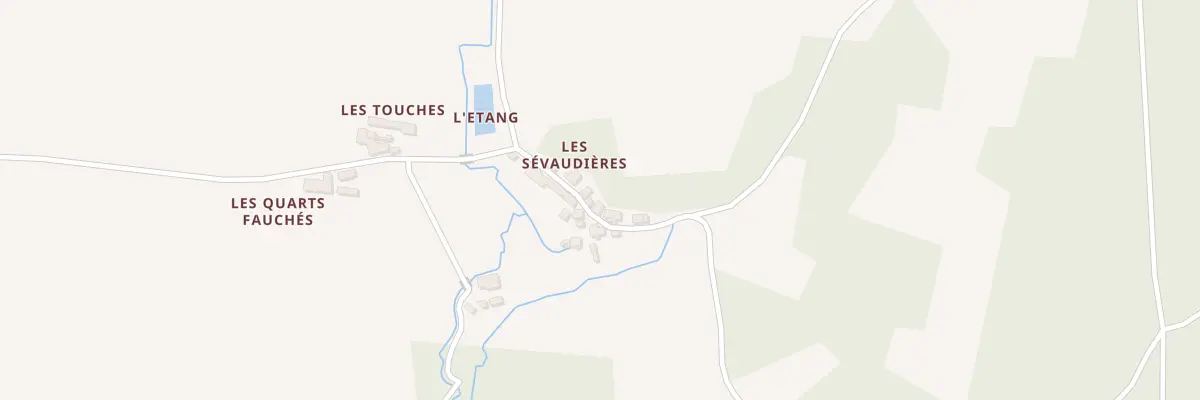 Plan du 2 Les Sevaudières à Avon-les-Roches