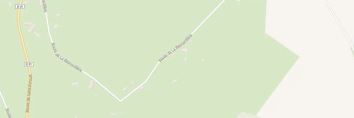 Plan du 636 Rte de La Besnardière à La Gonfrière