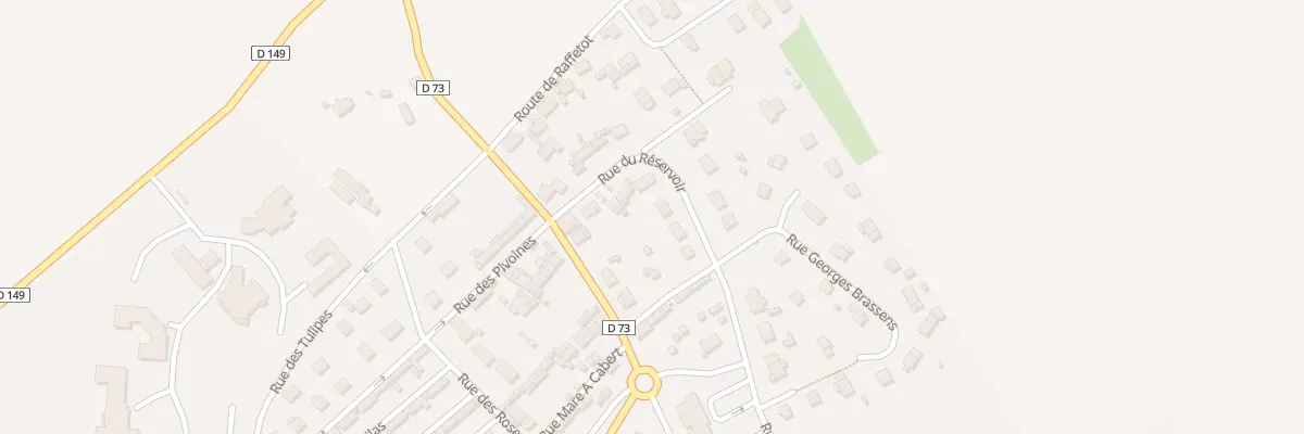 Plan du 12 Rue du Réservoir à Bolbec