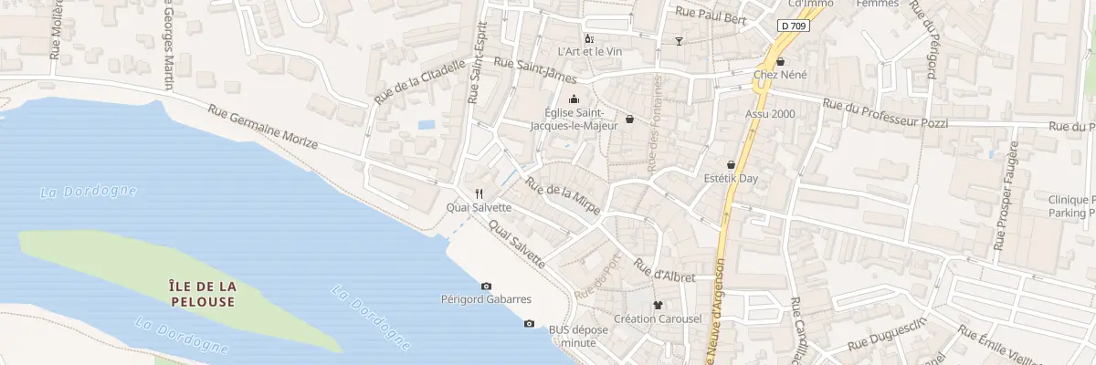 Plan du 8 Rue de la Mirpe à Bergerac