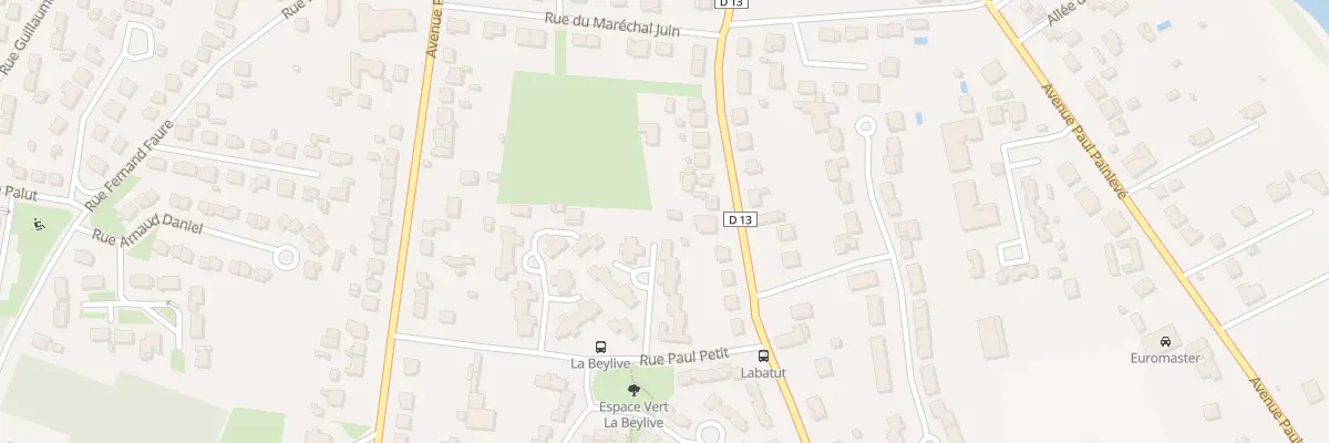 Plan du 35 Rue Ferdinand de Labatut à Bergerac