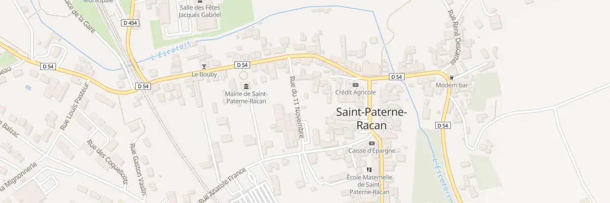Plan du 5817 Rue du 11 Novembre à Saint-Paterne-Racan