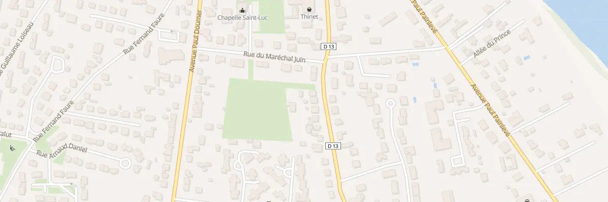 Plan du 25 Rue Ferdinand de Labatut à Bergerac