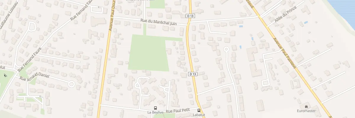 Plan du 29 Rue Ferdinand de Labatut à Bergerac