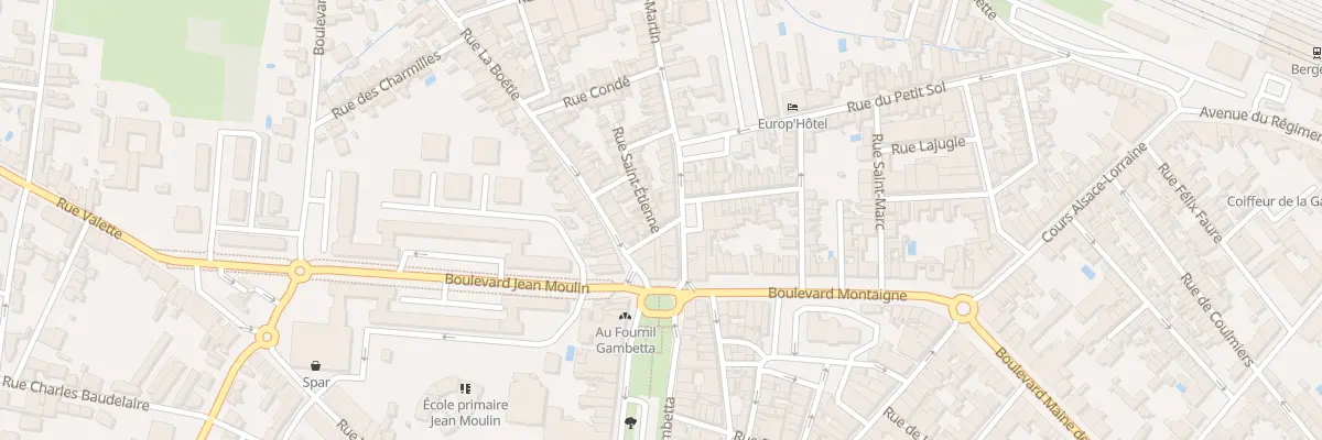 Plan du 6 Rue du Prieure Saint Martin à Bergerac