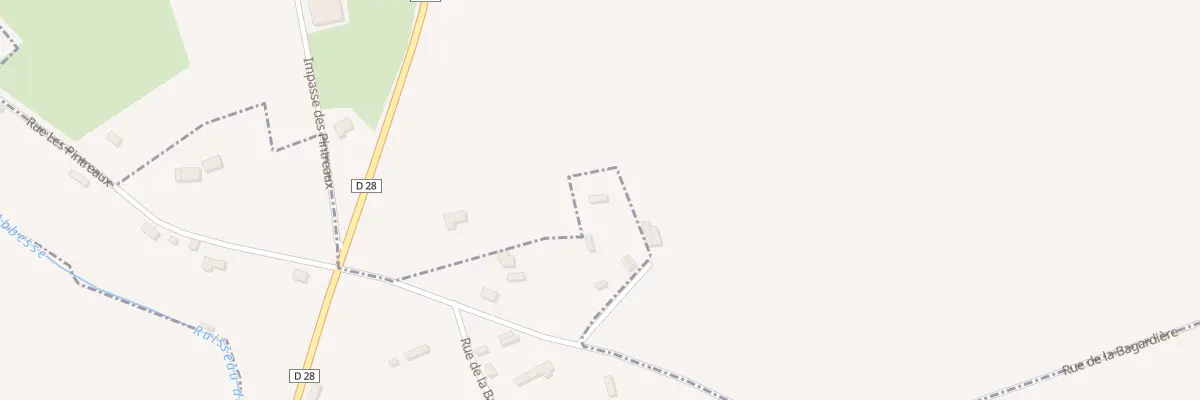 Plan du 4 La Bagardiere à Fresne-Cauverville