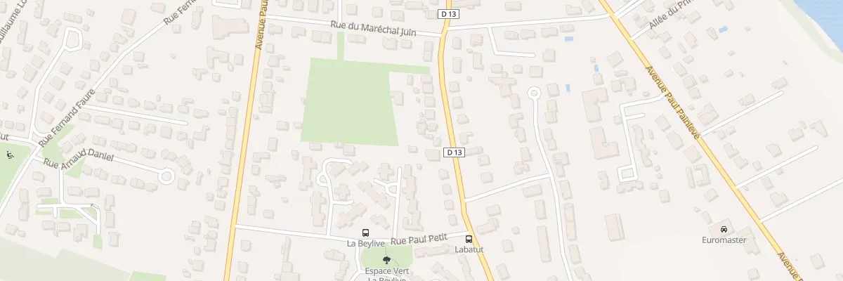 Plan du 33 Rue Ferdinand de Labatut à Bergerac