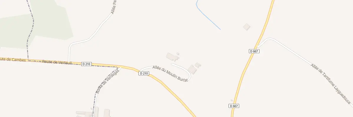 Plan du 41 All du Moulin Burlat à Coulx