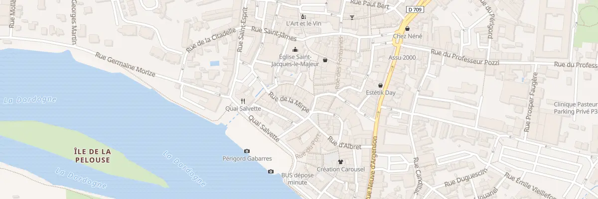 Plan du 20 Rue de la Mirpe à Bergerac