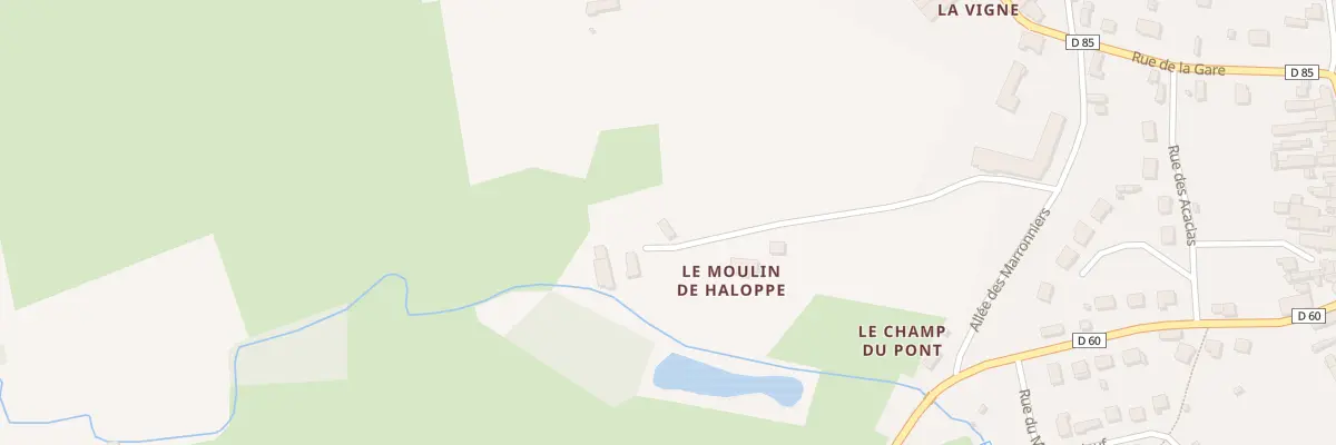 Plan du 5399 Moulin de Haloppe à Nogent-le-Bernard
