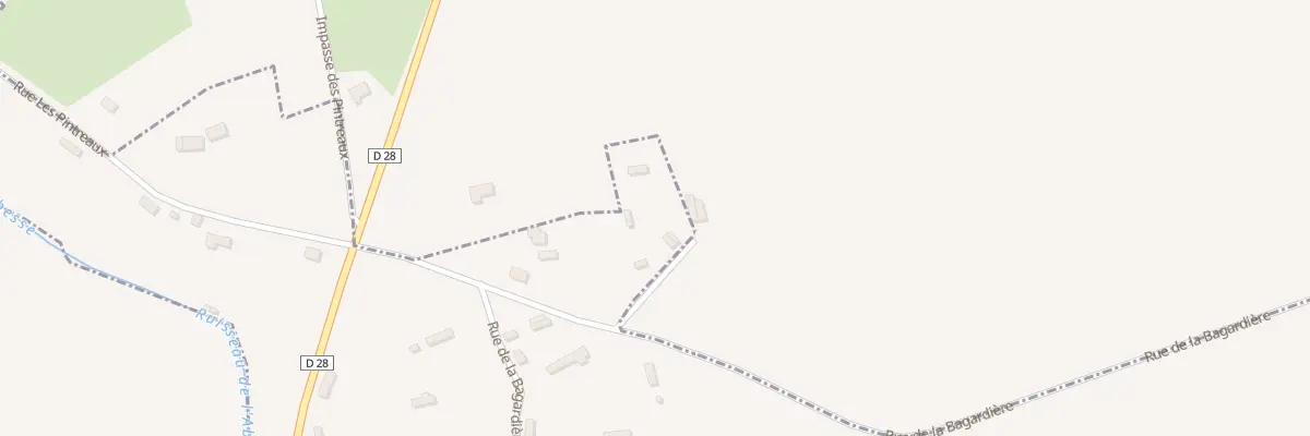 Plan du 9002B La Bagardiere à Fresne-Cauverville