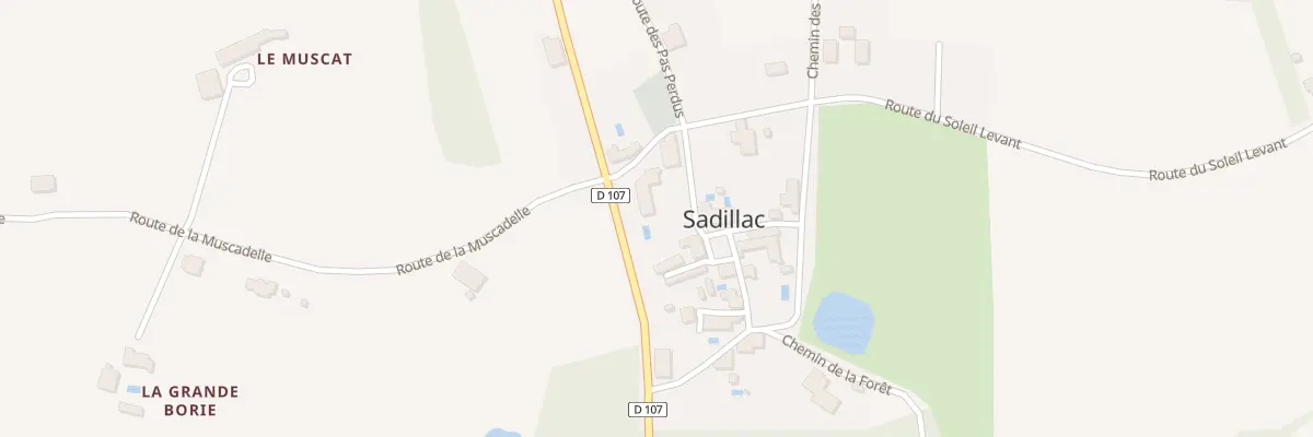 Plan du 29 Le Bourg à Sadillac