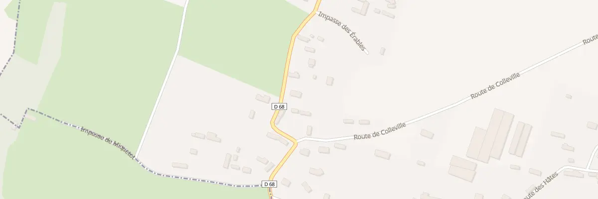 Plan du 248B Rte des Marronniers à Angerville-la-Martel