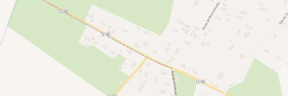 Plan du 16 Rte de Thiberville à Bournainville-Faverolles