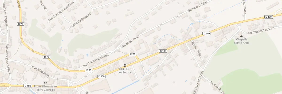 Plan du 2 Rue Azarias Selle à Bolbec