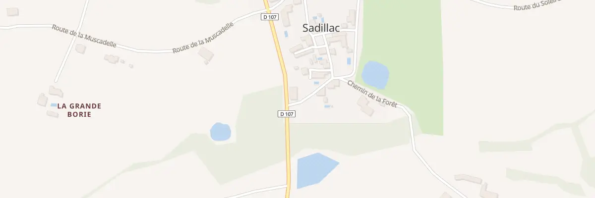 Plan du 33 Le Bourg à Sadillac