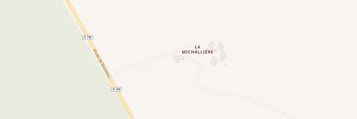 Plan du 2 La Michallière à Usseau
