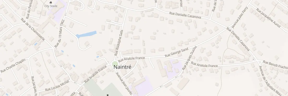 Plan du 28 Rue Anatole France à Naintré
