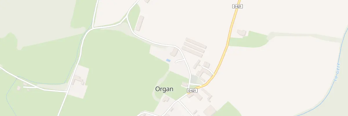 Plan du 5003 Pesques à Organ