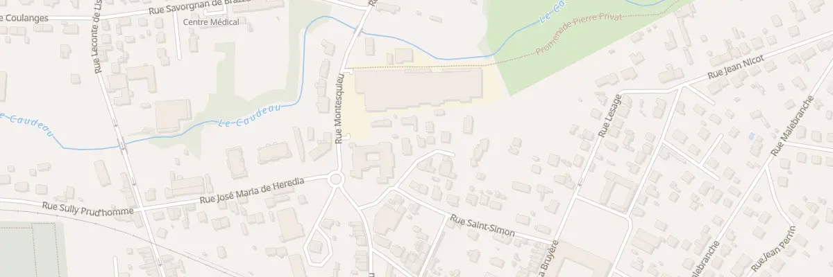Plan du 4 Imp Montesquieu à Bergerac