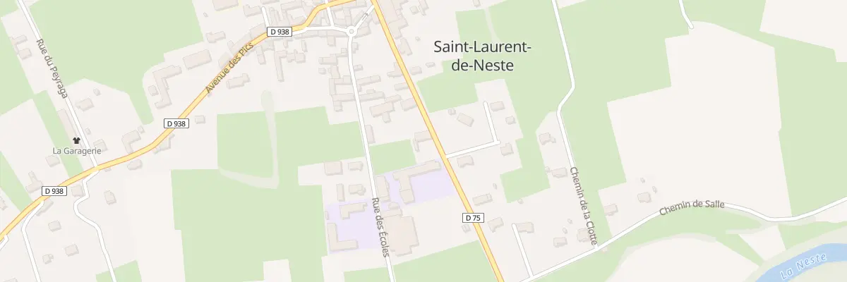 Plan du 18 Av des Sports à Saint-Laurent-de-Neste