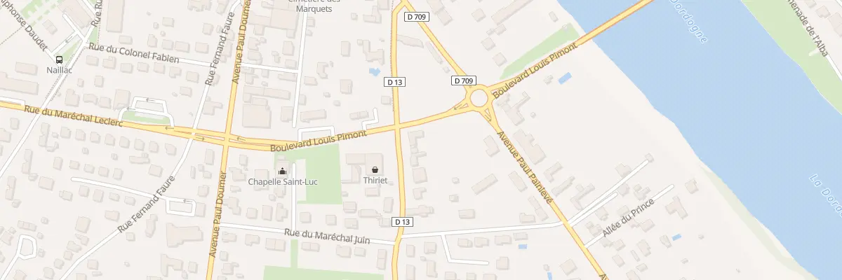 Plan du 2B Rue Ferdinand de Labatut à Bergerac
