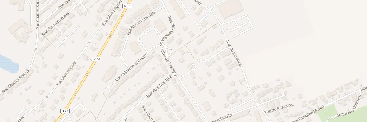 Plan du 32 Rue Mal de Lattre de Tassigny à Bolbec