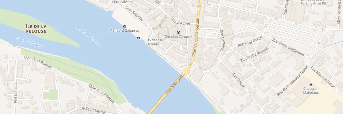 Plan du 13 Rue du Château à Bergerac