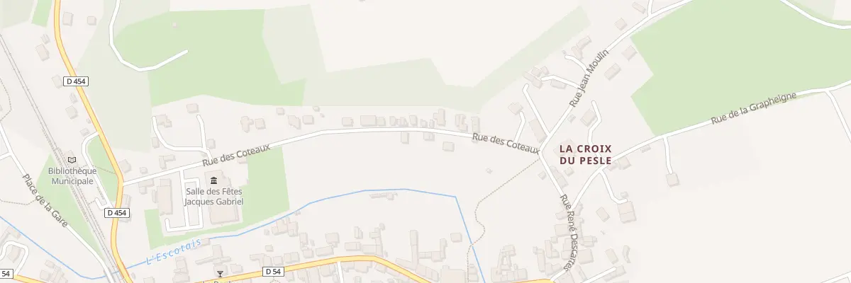 Plan du 2 Rue des Coteaux à Saint-Paterne-Racan