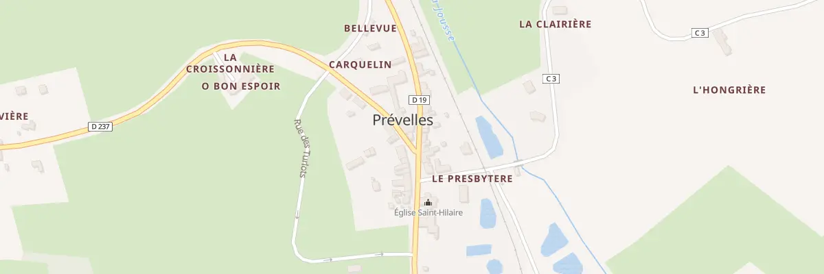 Plan du 9 Rue Louis Tuilans à Prévelles