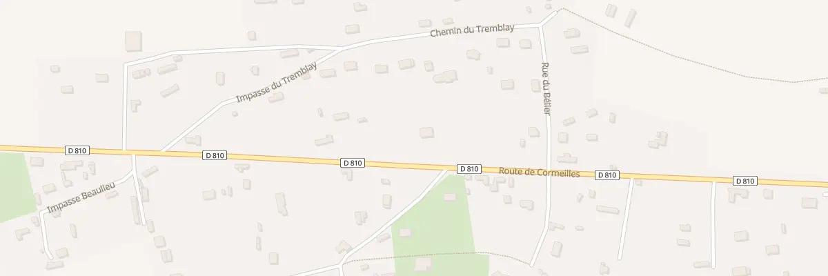 Plan du 804A Rte de Cormeilles à Lieurey